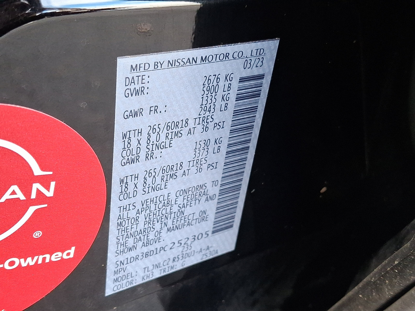 Certified 2023 Nissan Pathfinder Rock Creek image 26