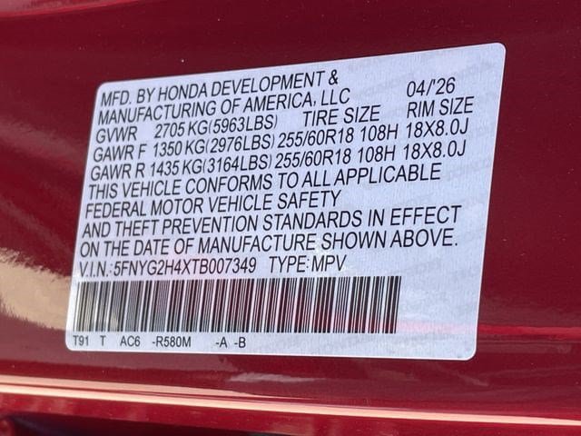 New 2026 Honda Pilot EX-L image 9