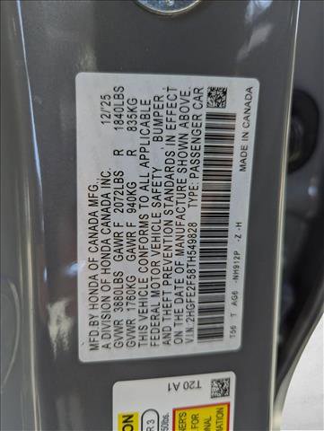 New 2026 Honda Civic Sport image 17