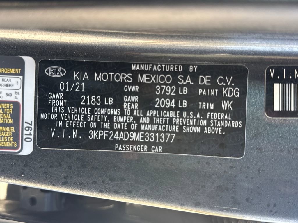 Used 2021 Kia Forte LXS image 30