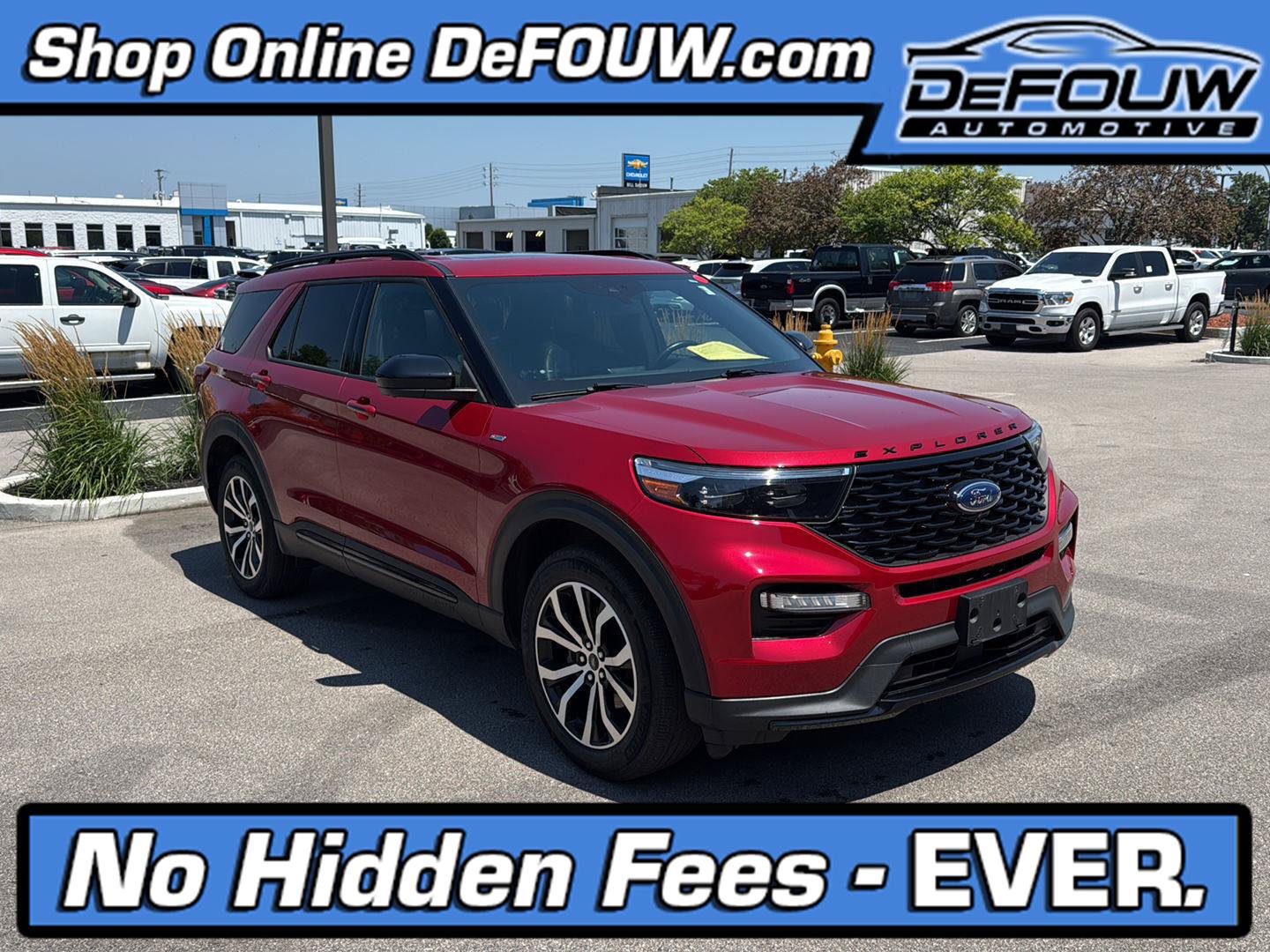Used 2023 Ford Explorer ST-Line w/ Class IV Trailer Tow Package
