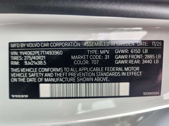 New 2026 Volvo XC90 B6 Plus w/ Protection Package AWD/4WD image 24
