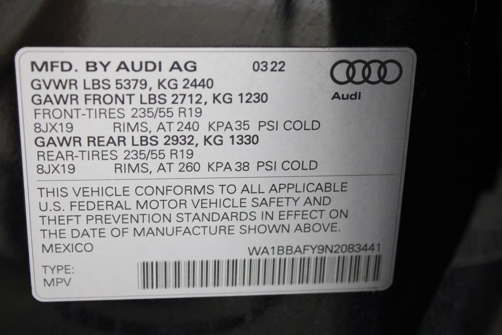 Used 2022 Audi Q5 2.0T Premium Plus w/ Premium Plus Package AWD/4WD image 33