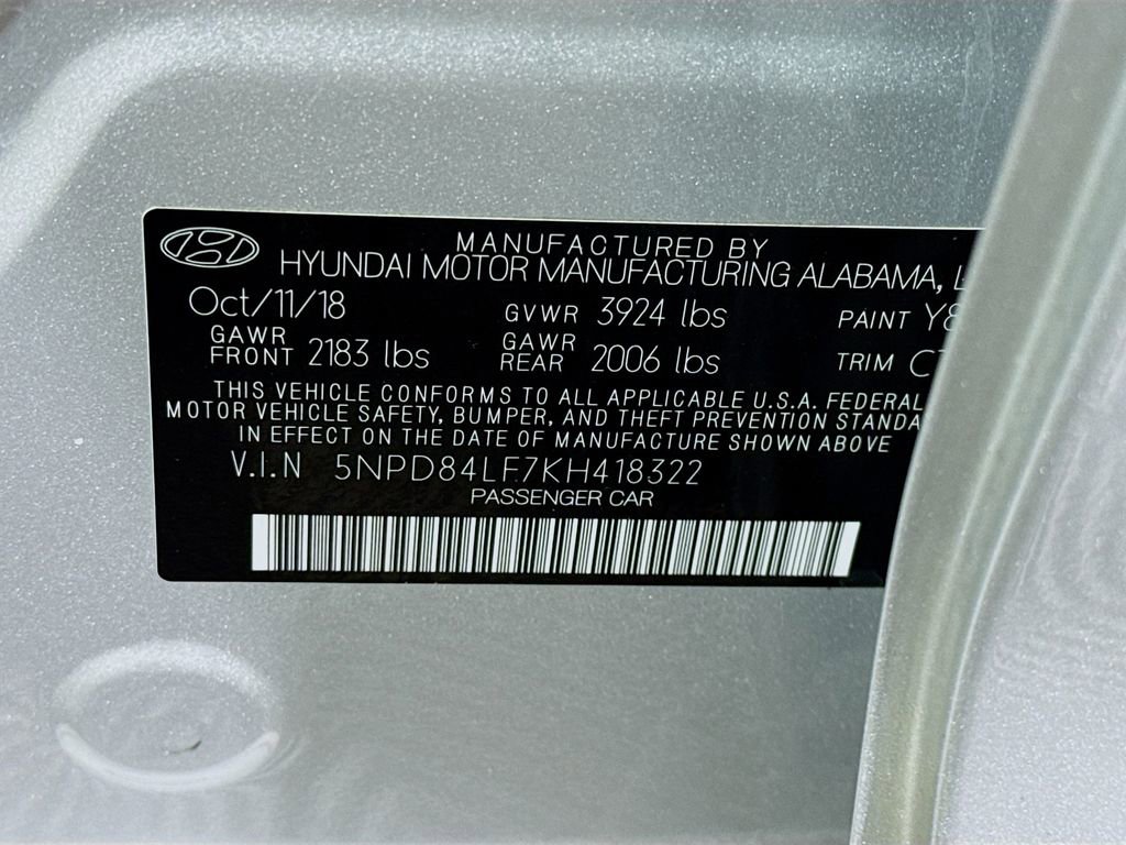 Used 2019 Hyundai Elantra SEL w/ Cargo Package image 33