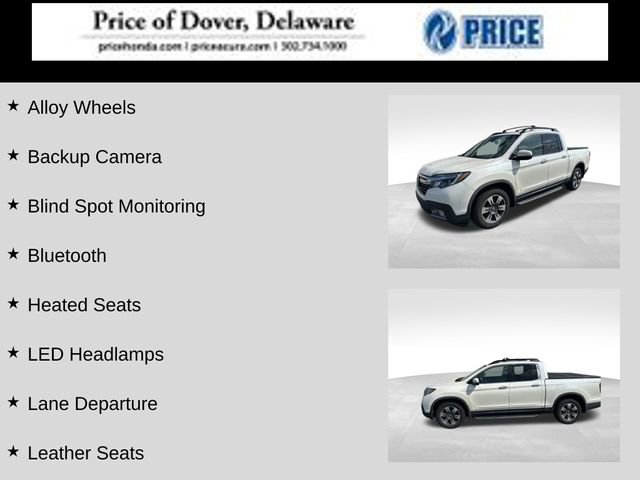 Used 2017 Honda Ridgeline RTL-E image 2