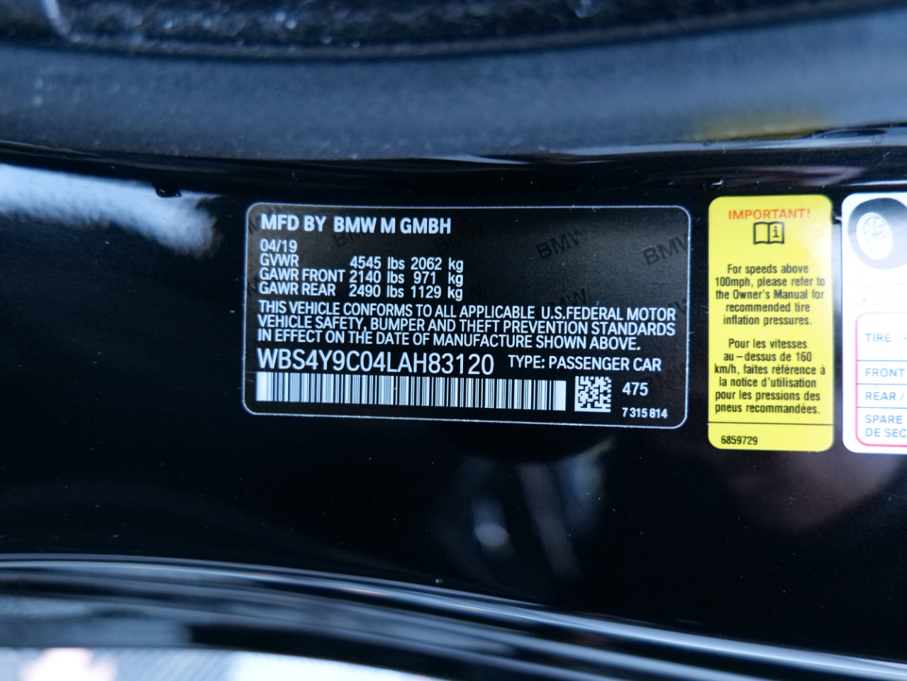 Used 2020 BMW M4 Coupe w/ Competition Package image 64