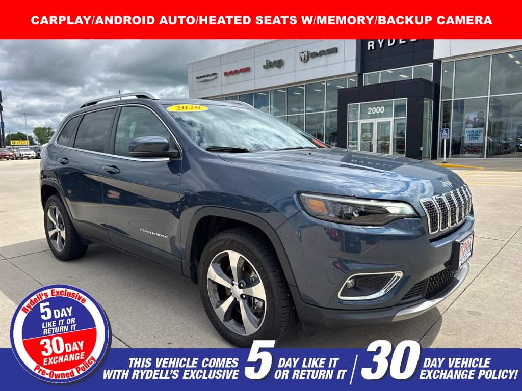 Used 2020 Jeep Cherokee Limited AWD/4WD image 1