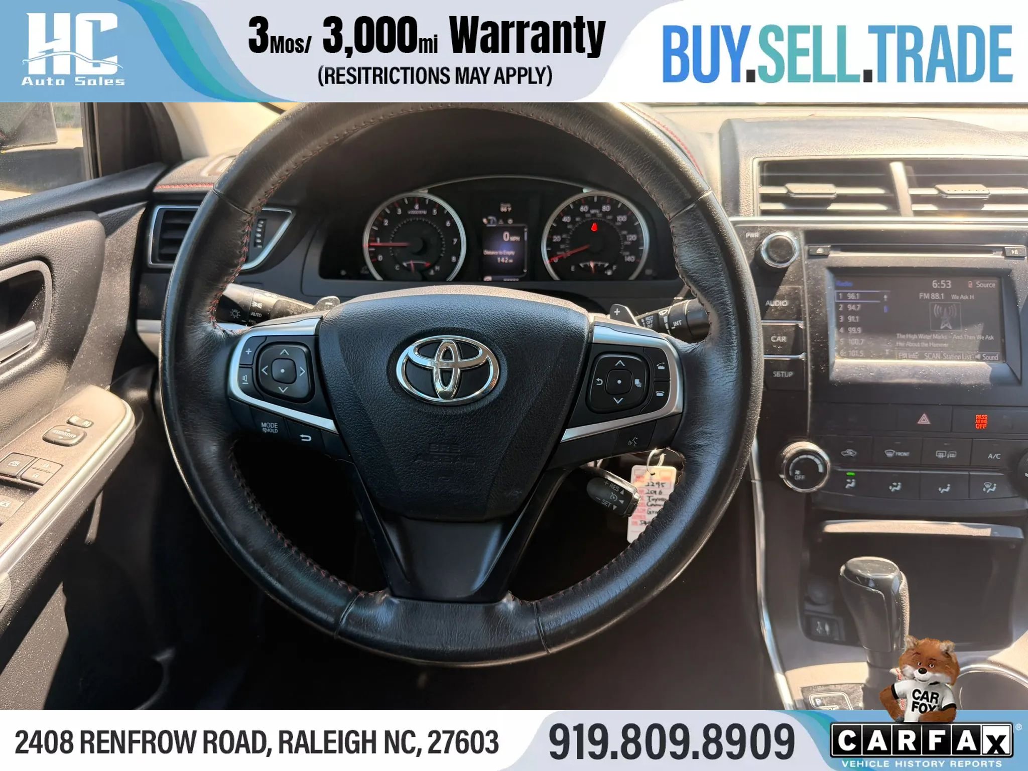 Used 2016 Toyota Camry SE FWD image 24
