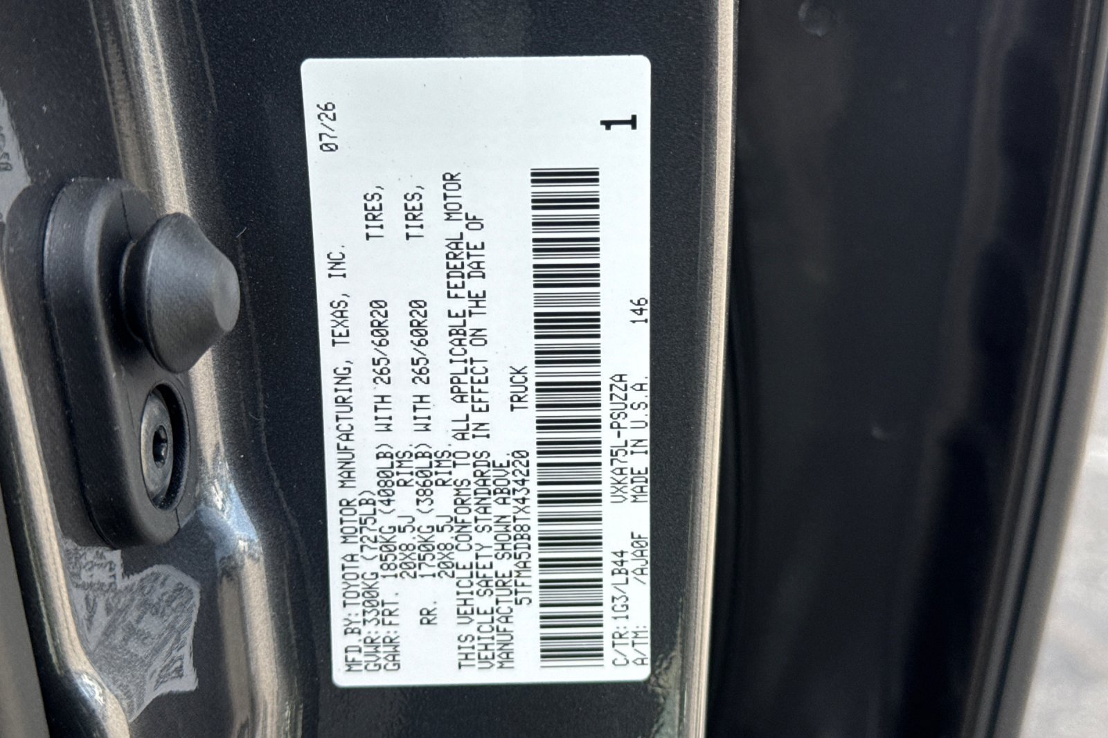 New 2026 Toyota Tundra 1794 Edition w/ TRD Off-Road Package AWD/4WD image 33