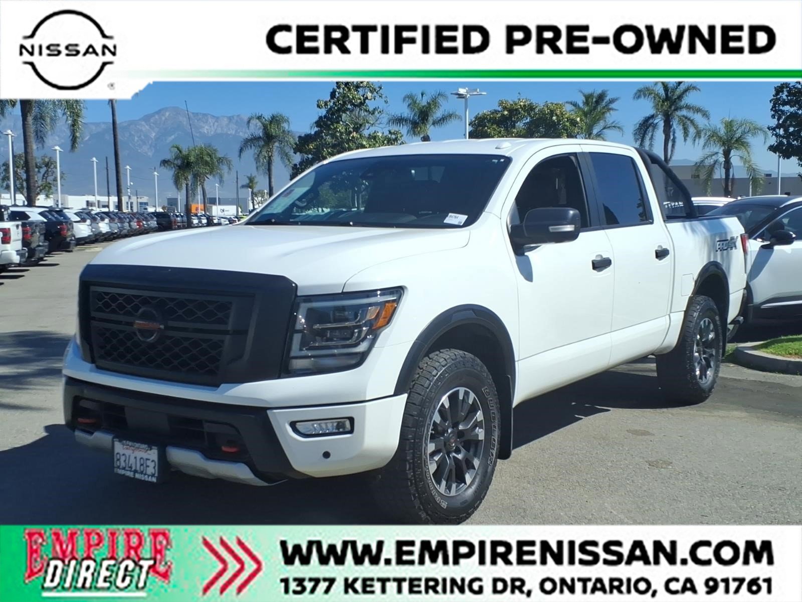 Certified 2021 Nissan Titan PRO-4X w/ Pro-4x Convenience Package AWD/4WD image 1