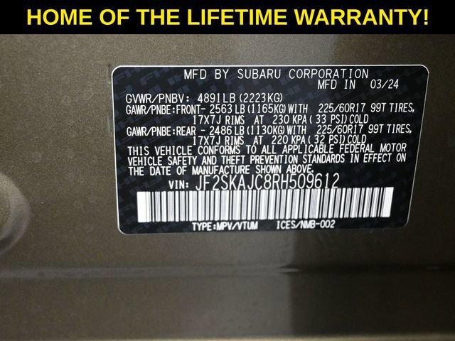 Used 2024 Subaru Forester Wilderness AWD/4WD image 66