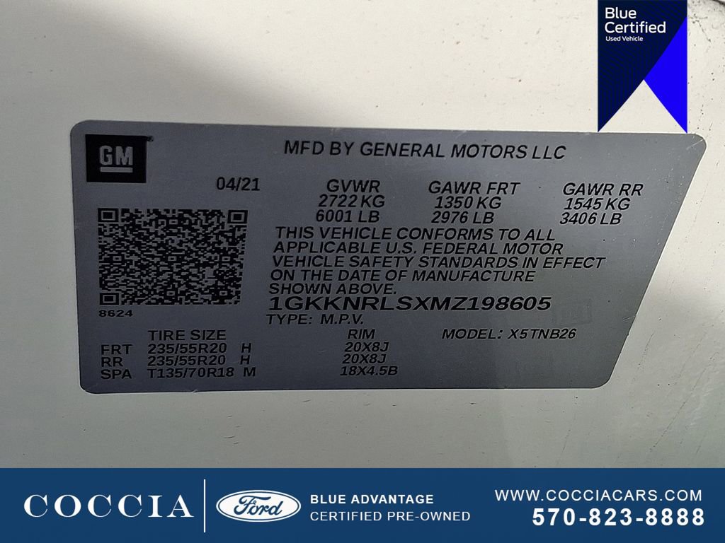 Used 2021 GMC Acadia SLE w/ Driver Convenience Package image 26