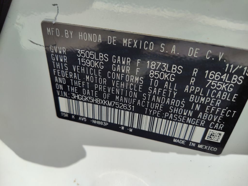 Used 2019 Honda Fit EX image 34