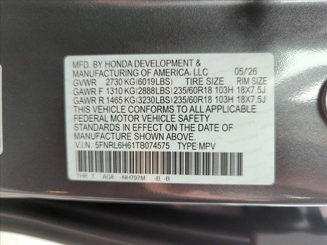 Certified 2026 Honda Odyssey EX-L image 17
