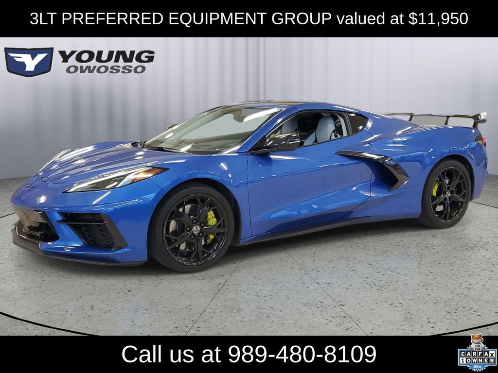 Used 2020 Chevrolet Corvette Stingray Premium Cpe w/ 3LT Preferred Equipment Group