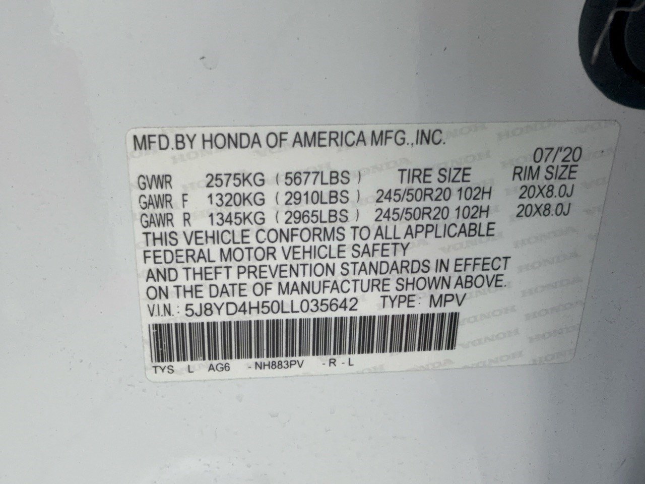Used 2020 Acura MDX w/ Technology Package AWD/4WD image 32
