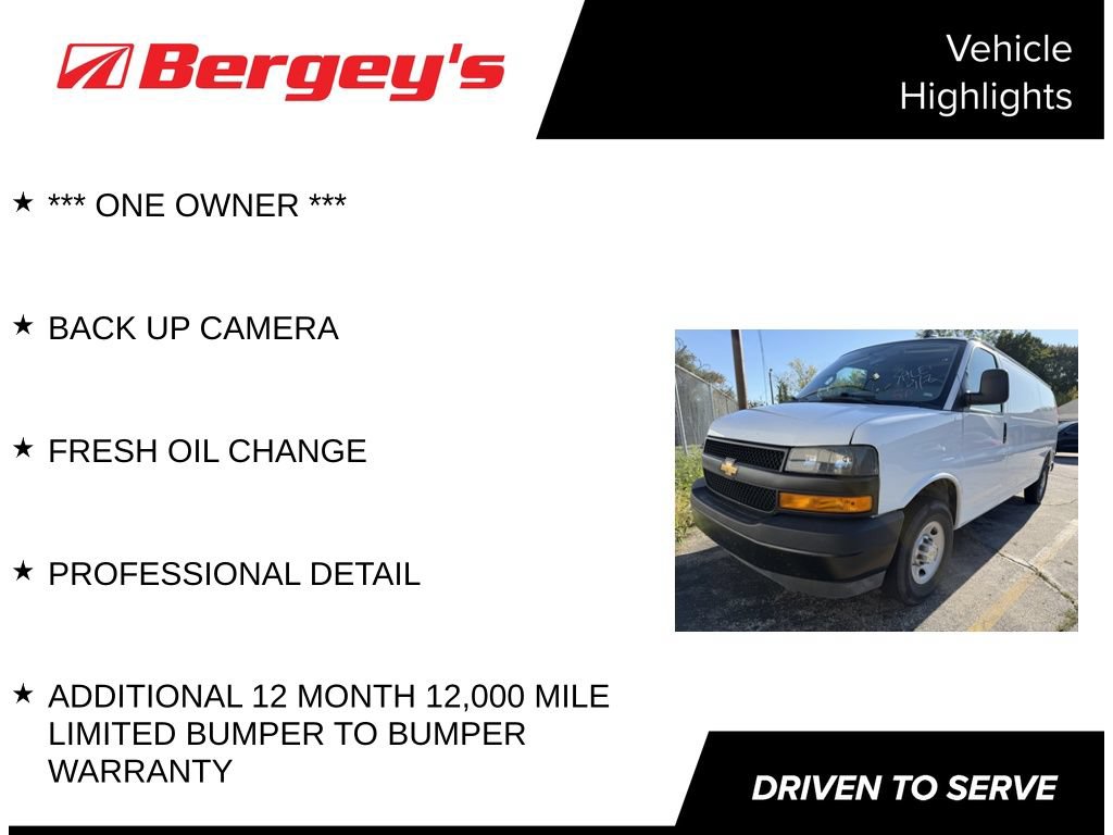 Used 2025 Chevrolet Express 2500 Extended w/ Driver Convenience Package RWD image 4