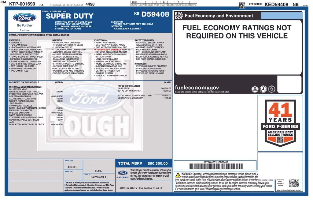 Used 2019 Ford F450 Limited image 2