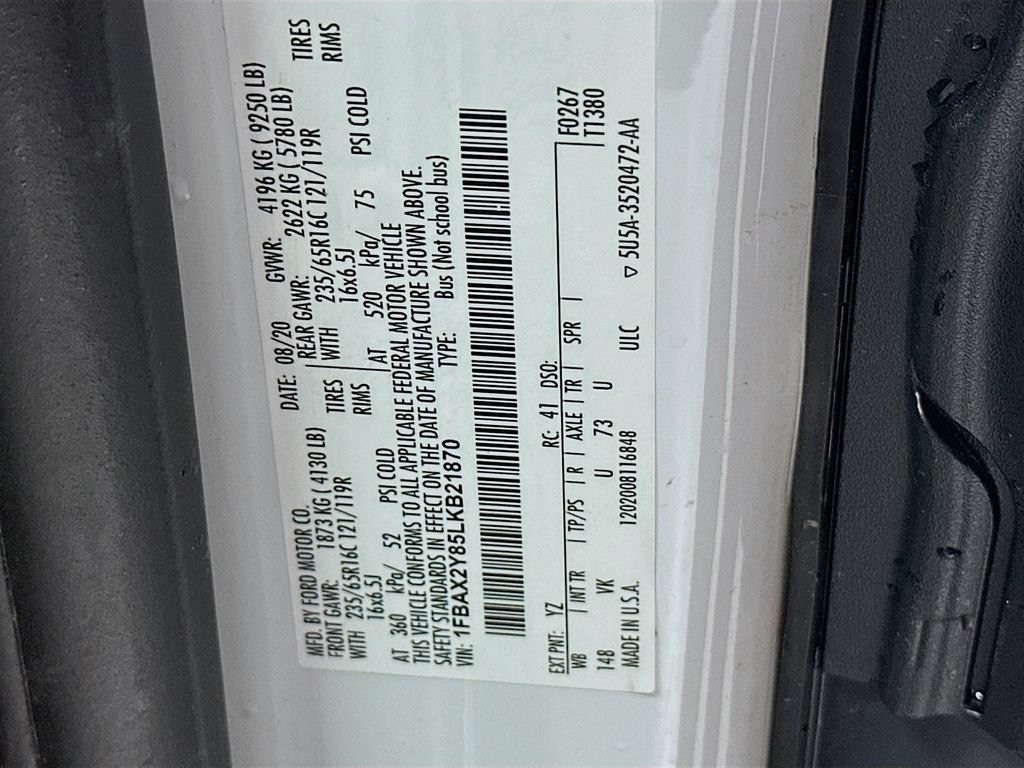 Used 2020 Ford Transit 350 XL RWD image 29