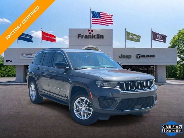 Certified 2025 Jeep Grand Cherokee Laredo X w/ Luxury Tech Group I AWD/4WD image 1