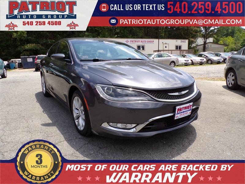 Used 2015 Chrysler 200 C w/ Navigation & Sound Group I