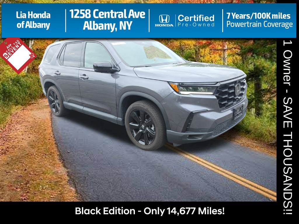 Certified 2025 Honda Pilot Black Edition