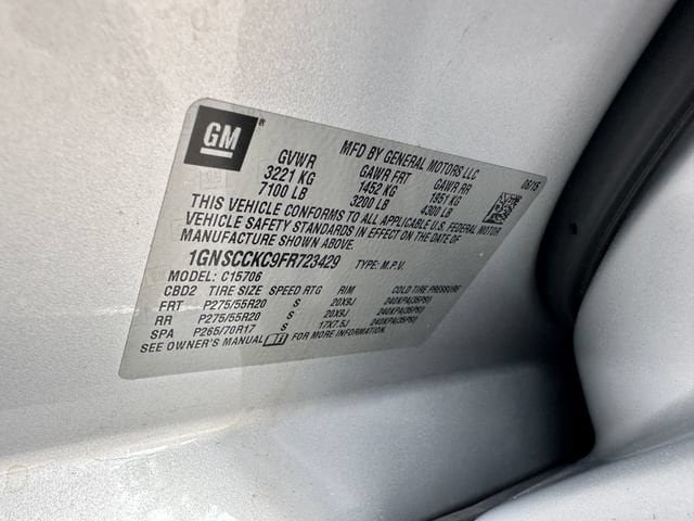 Used 2015 Chevrolet Tahoe LTZ RWD image 41