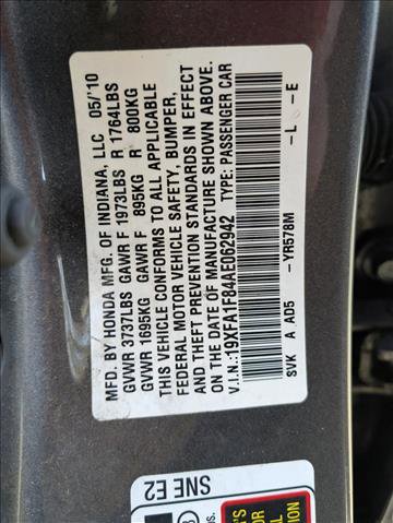 Used 2010 Honda Civic EX image 17