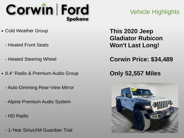 Used 2020 Jeep Gladiator Rubicon image 12