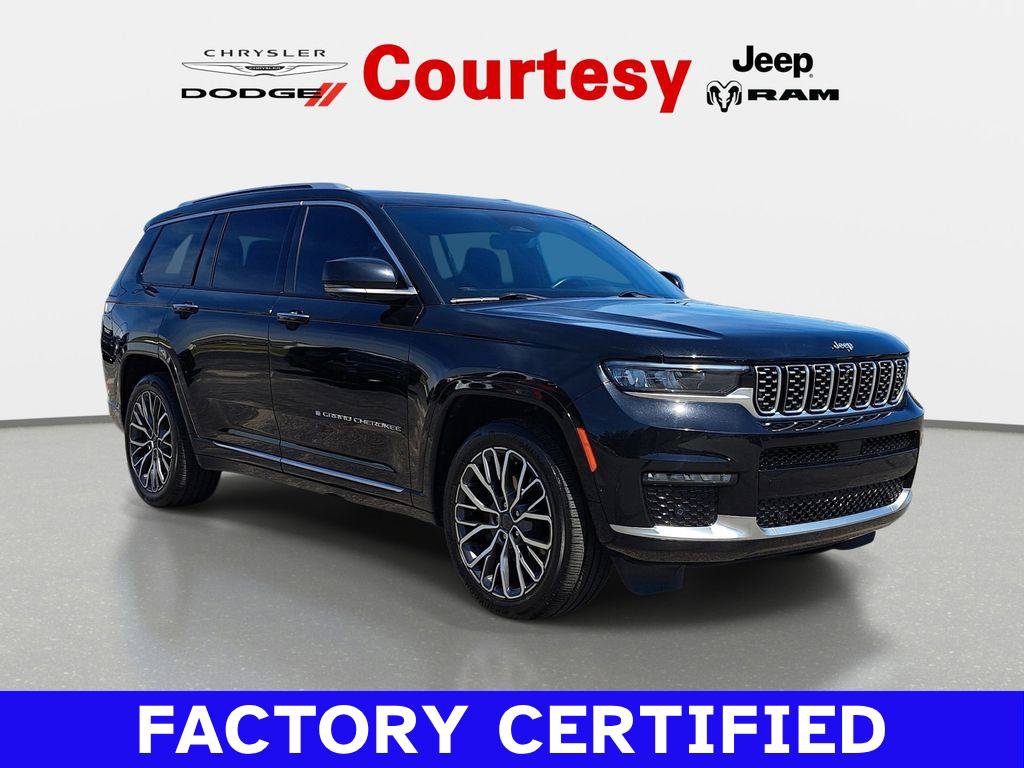 Certified 2021 Jeep Grand Cherokee L Summit AWD/4WD image 1