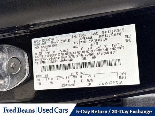 Used 2024 Ford Escape ST-Line AWD/4WD image 37
