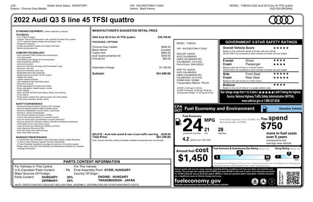 Used 2022 Audi Q3 2.0T Premium video 3