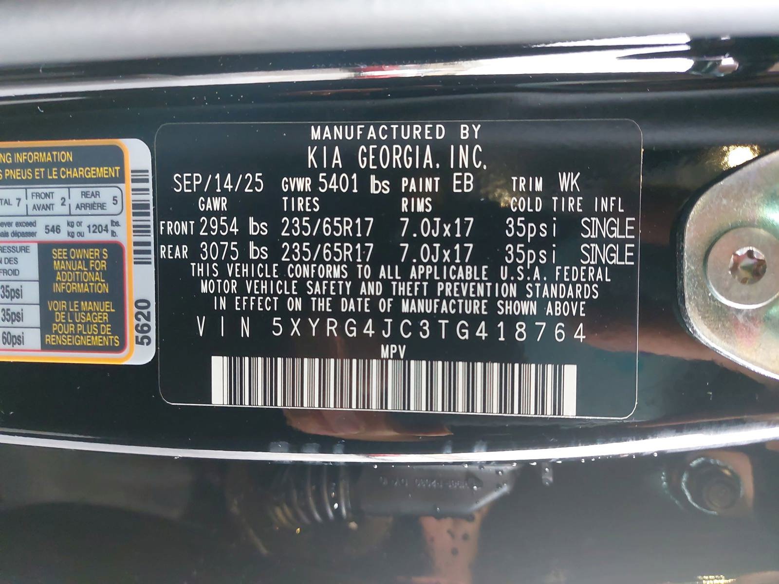 New 2026 Kia Sorento LX FWD image 38