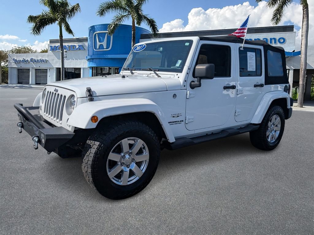 Used 2017 Jeep Wrangler Unlimited Sahara w/ Connectivity Group image 3