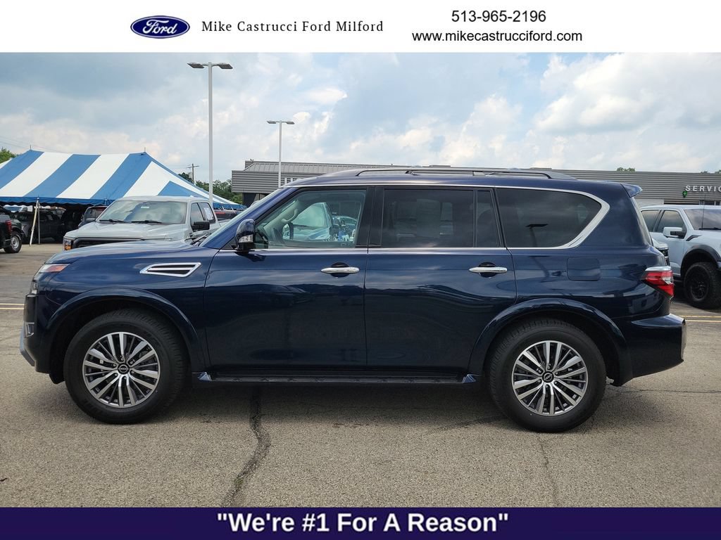 Used 2023 Nissan Armada SL w/ Captain's Chairs Package AWD/4WD image 2
