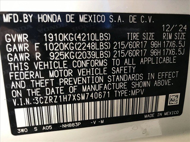 Used 2025 Honda HR-V EX-L image 23