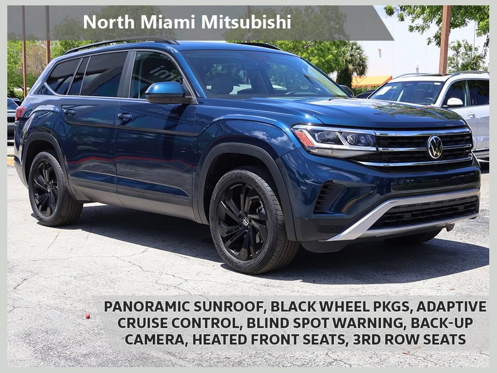 Used 2022 Volkswagen Atlas SE w/ Panoramic Sunroof Package