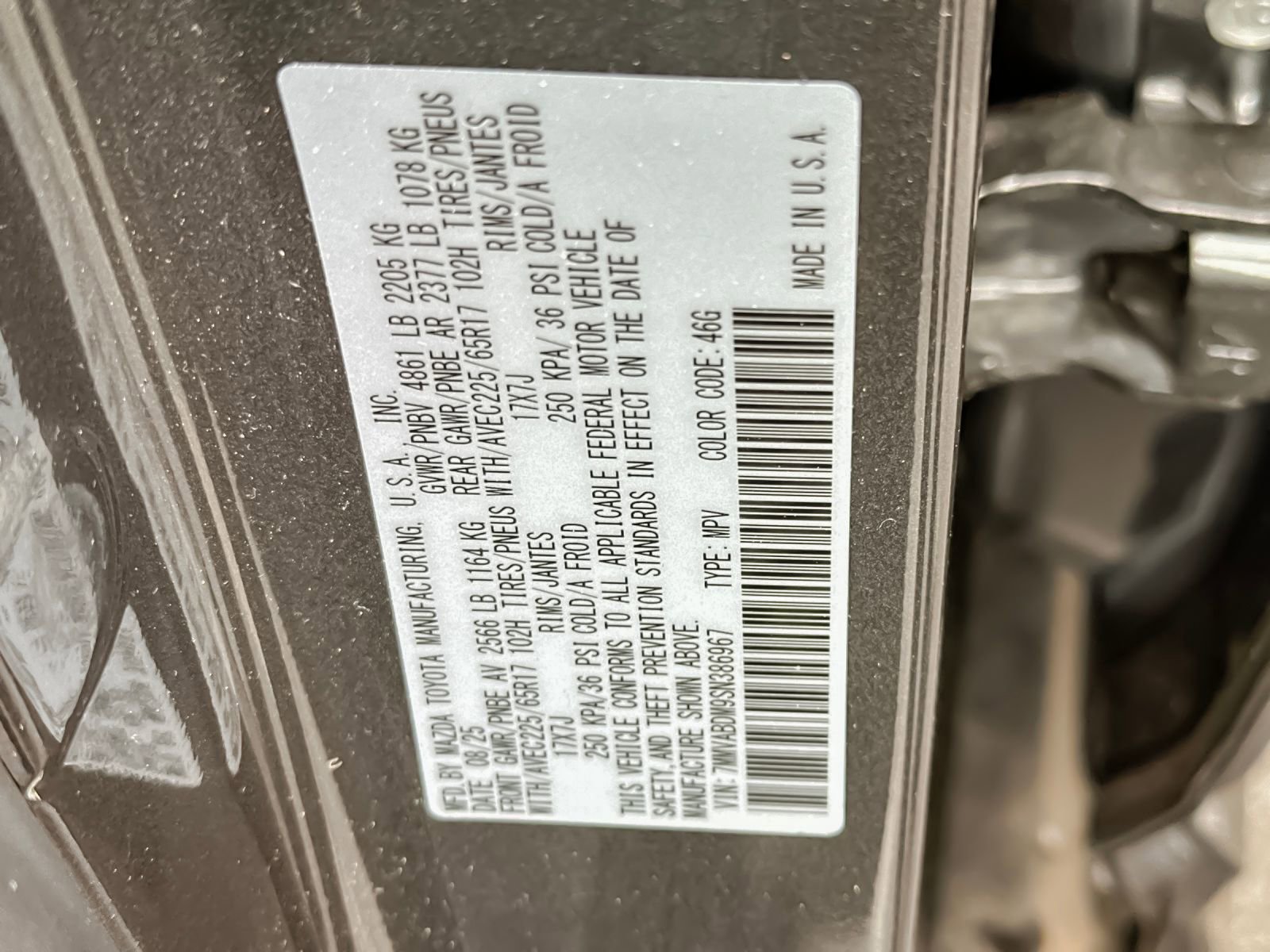 Certified 2025 MAZDA CX-50 AWD 2.5 S w/ Cargo Package image 28