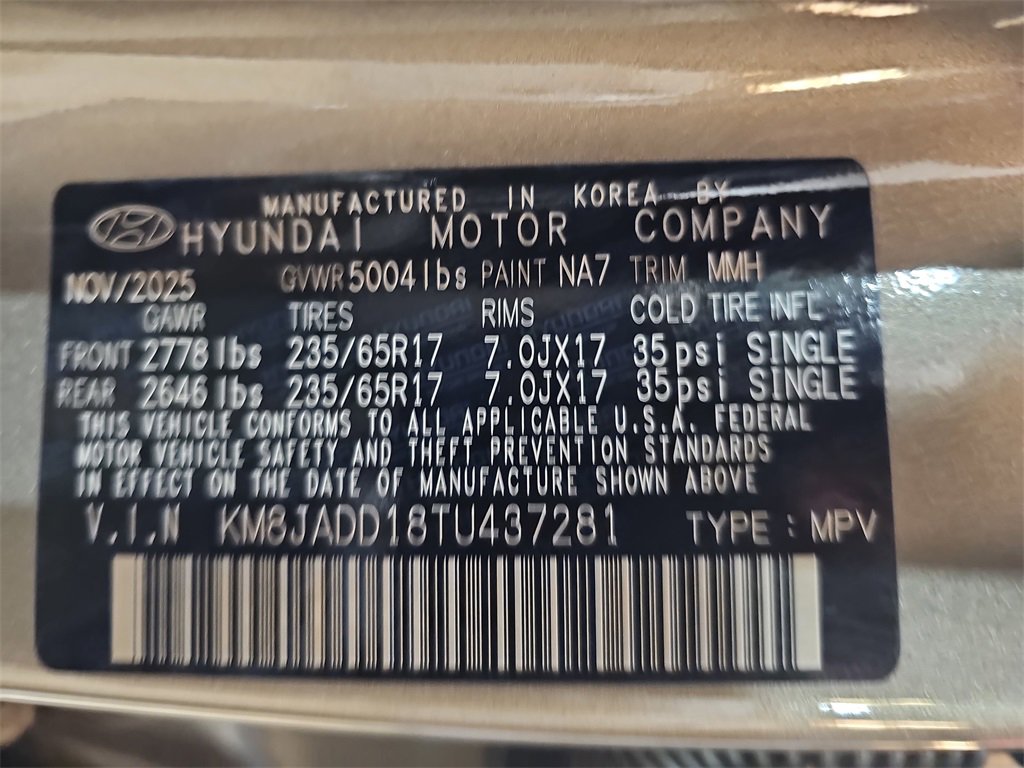 New 2026 Hyundai Tucson Blue SE image 33