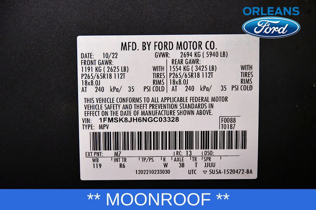 Used 2022 Ford Explorer Timberline AWD/4WD image 15