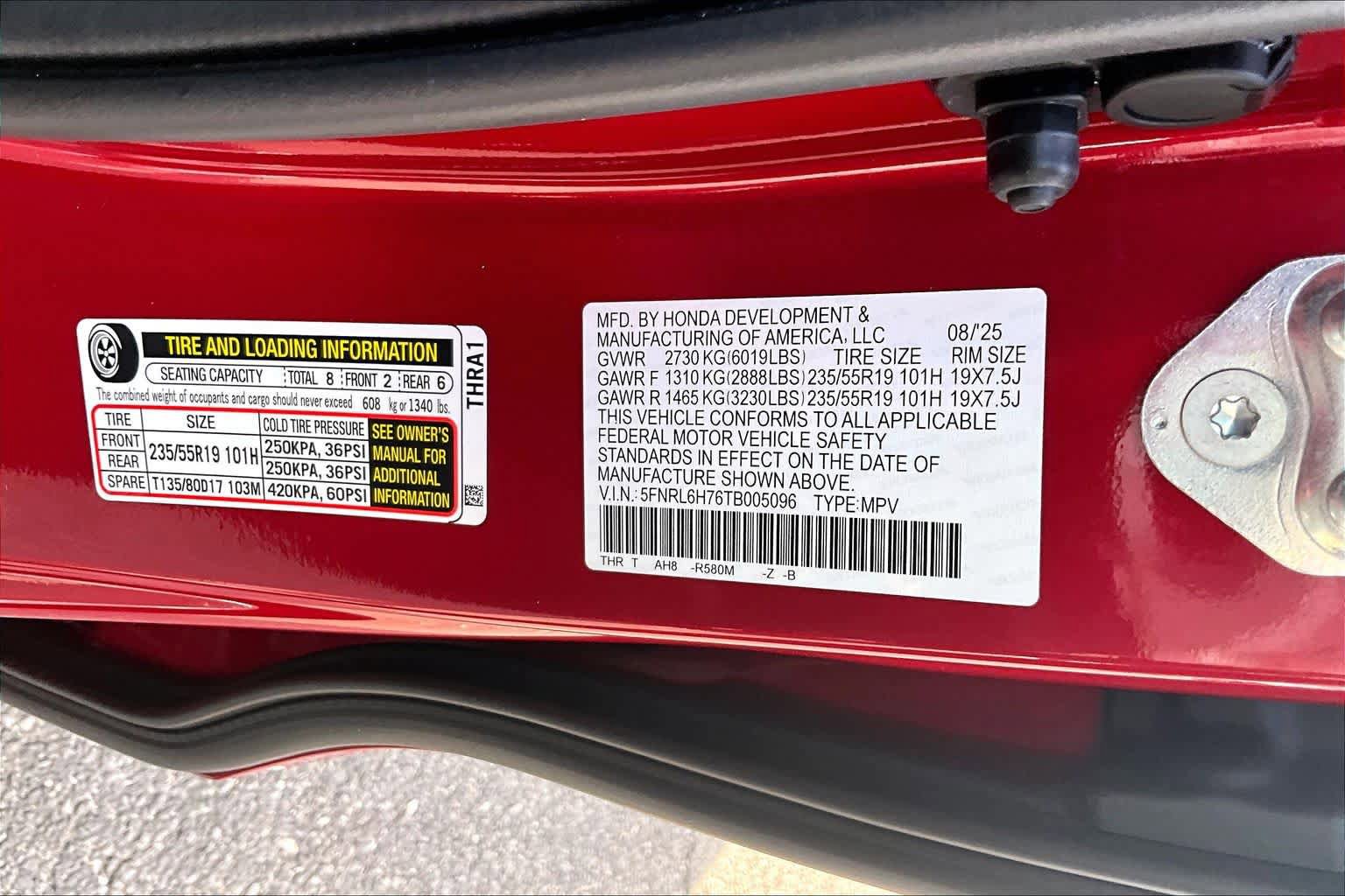 Used 2026 Honda Odyssey Sport-L image 33