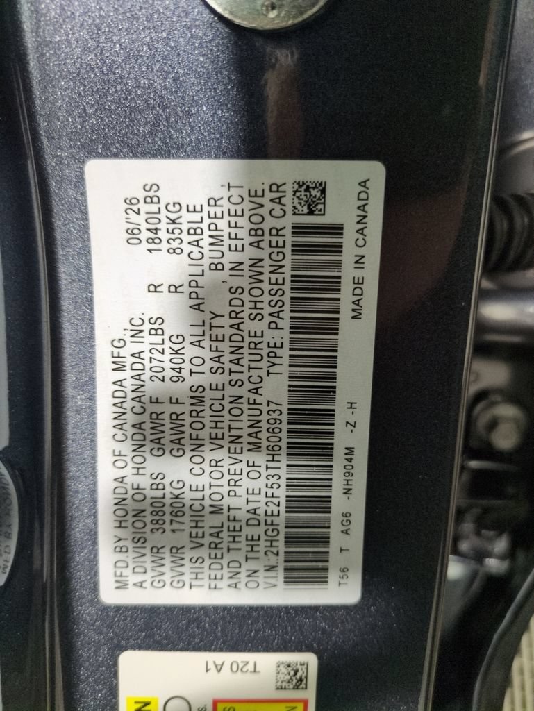 New 2026 Honda Civic Sport image 28