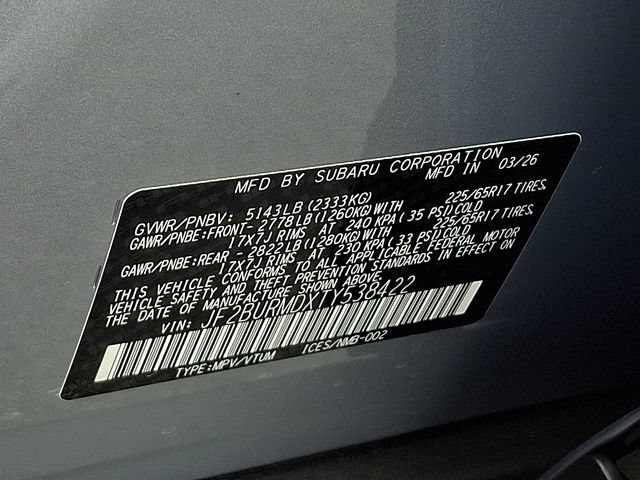 New 2026 Subaru Outback Wilderness AWD/4WD image 11