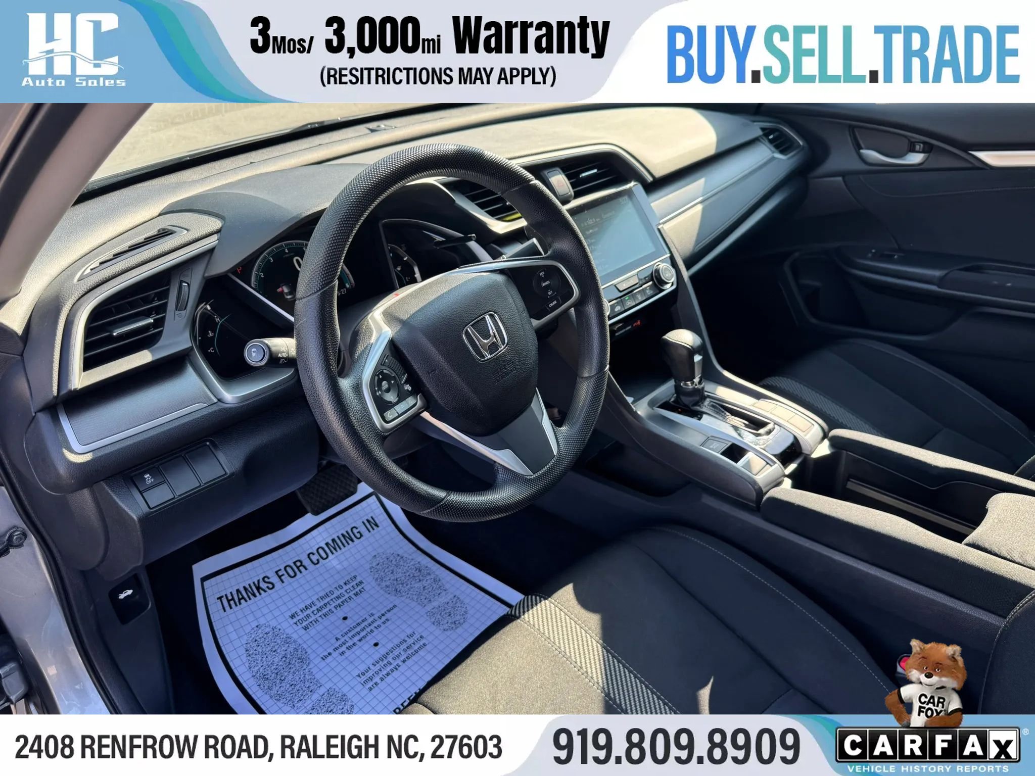 Used 2016 Honda Civic EX image 13
