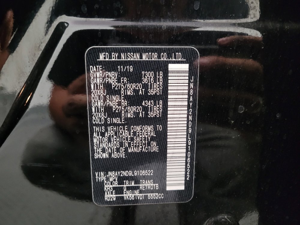 Used 2020 Nissan Armada SL w/ Premium Package RWD image 33