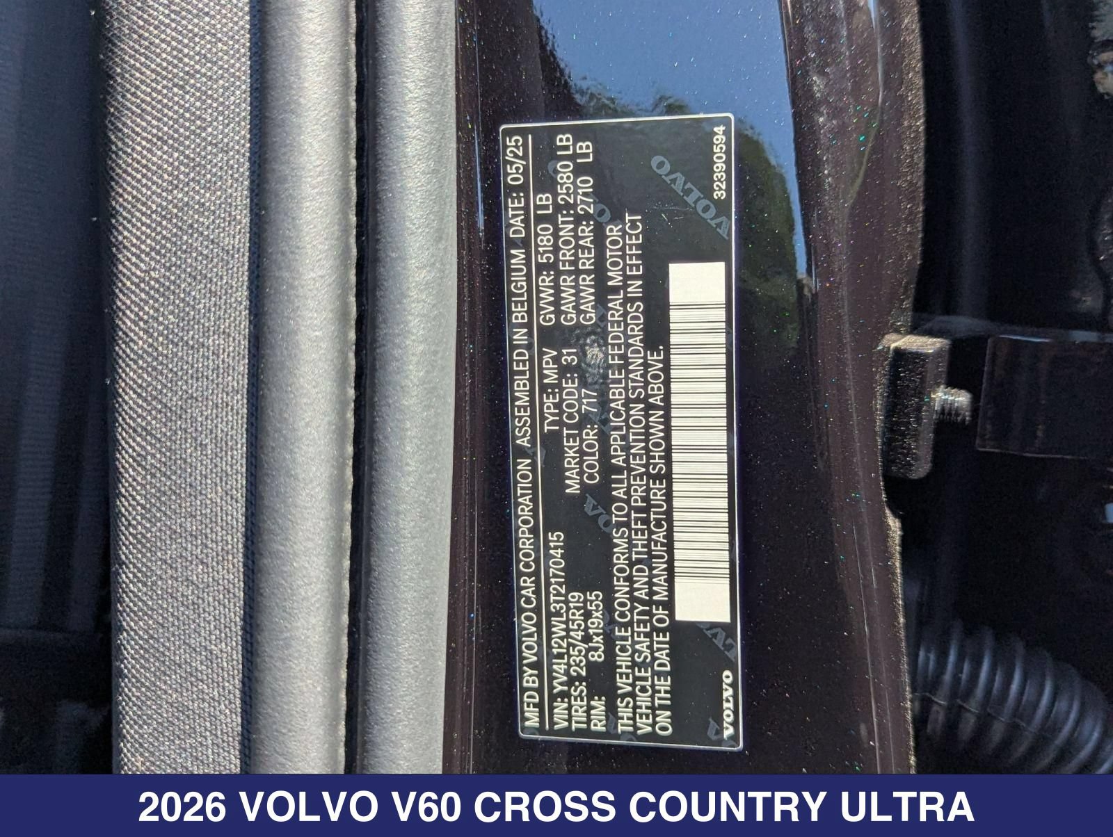 New 2026 Volvo V60 B5 Cross Country Ultra w/ Protection Package Premier AWD/4WD image 27