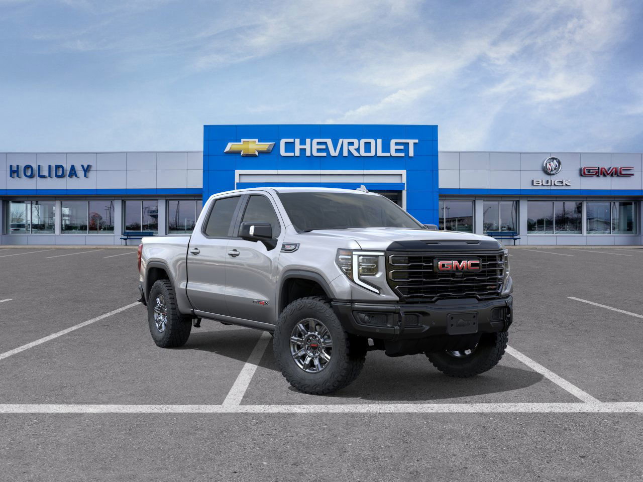 New 2026 GMC Sierra 1500 AT4X w/ LPO, Black Badging Package