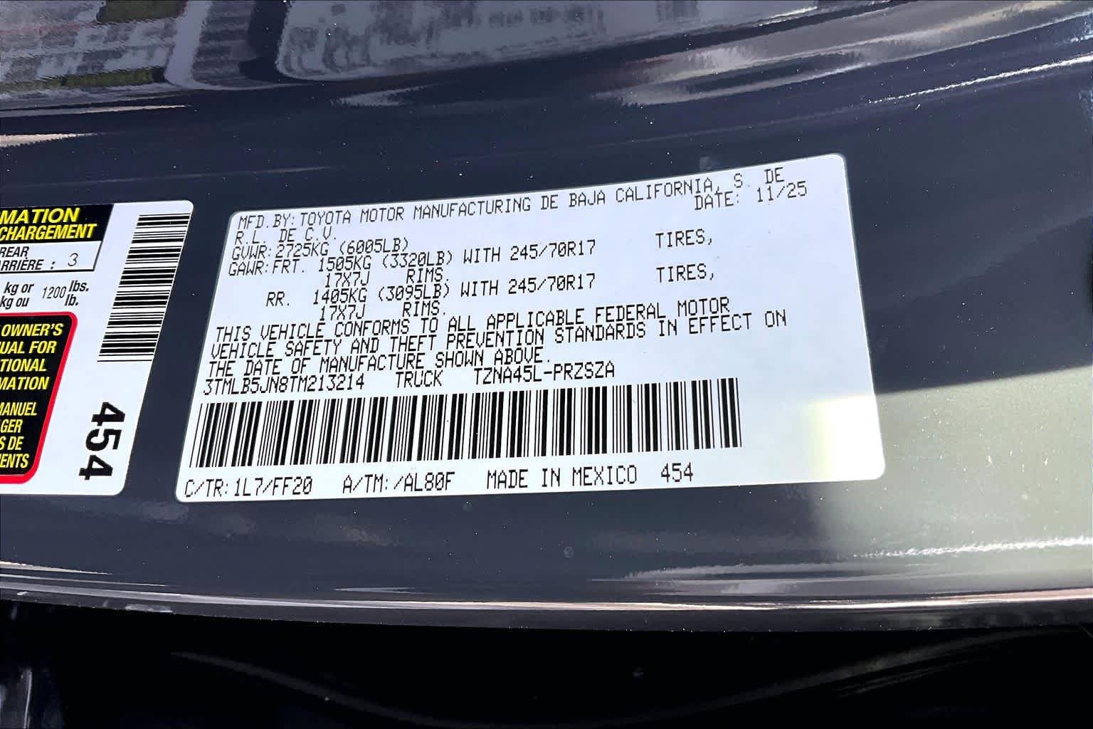 Used 2026 Toyota Tacoma SR5 AWD/4WD image 18