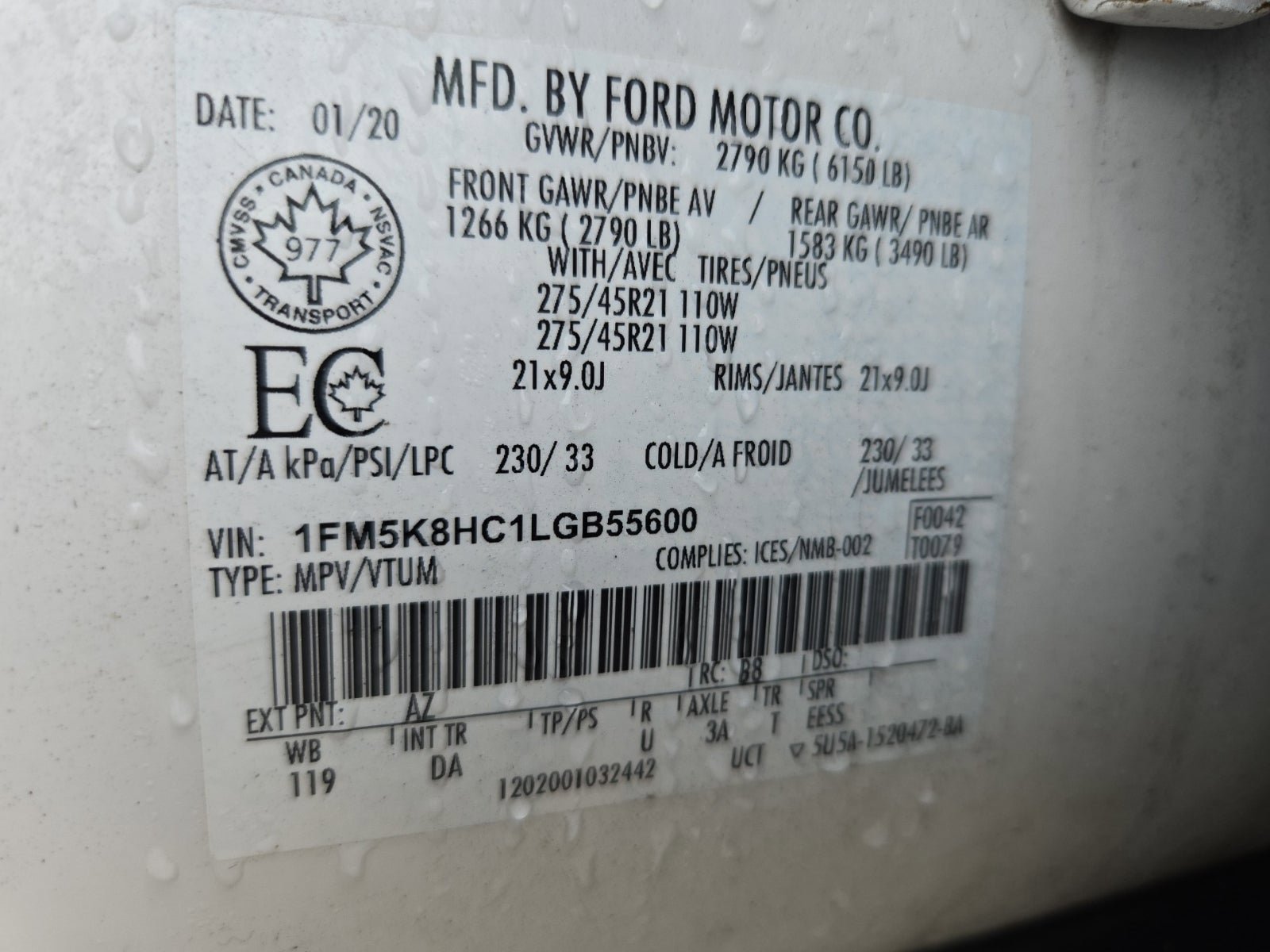 Used 2020 Ford Explorer Platinum AWD/4WD image 19