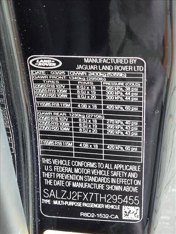 Certified 2026 Land Rover Range Rover Evoque S AWD/4WD image 26
